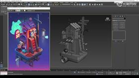 3.3 风格化次时代案例中模搭建 08
