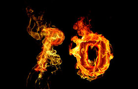 PS文字特效及动作应用