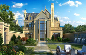 室外渲染之景观庭院