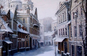 室外渲染之欧式雪景