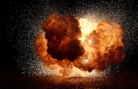 Maya 地面爆炸粒子解析