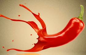 飞溅的辣椒