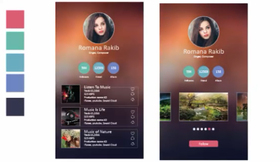 UI--App 个人界面设计