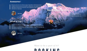 Ps--旅游网站设计