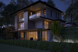 Vray 夜景渲染