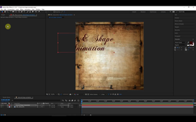 燃烧木材文字效果和图像动画