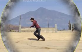 AE--人物旋转出场