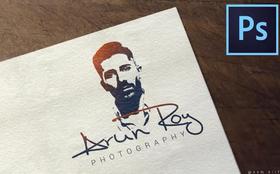 Ps--人像Logo设计