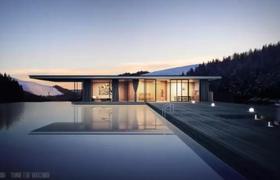 水上建筑后期出图