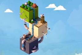 C4D--卡通空中之城