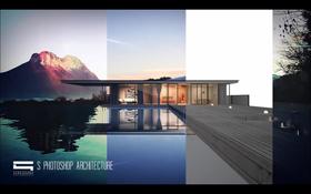 水上建筑后期出图