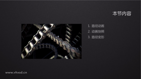 路径动画,动画快照,路径变形