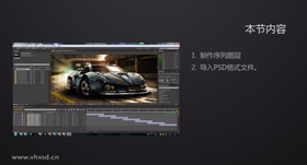 主要讲解:1.制作序列图层 2.导入PSD格式文件