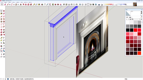 用之前所学习的内容练习制作壁炉模型