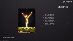 镜头效果光斑
镜头效果光晕
镜头效果高光
输出注意事项