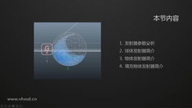 发射器参数分析
球体发射器简介
物体发射器简介
填充物体发射器简介