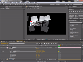 了解运动模糊参数 添加ramp以制作投影效果