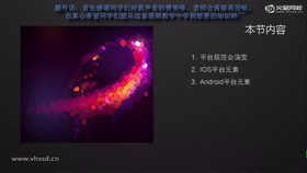 平台规范会演变,ios平台元素,Android平台元素