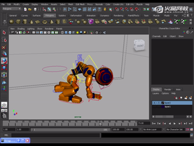 制作人物极限动作