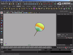 通过表达式调用函数,实现物体跟随的效果