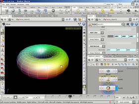 使用粒子动态来控制模型碎片飞舞动态