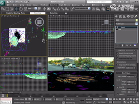 凹陷大坑材质与地面材质的设置讲解与分析