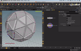 houdini模型的点线面操作,polyBevel节点运用