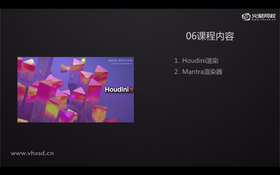 摄像机参数学习,Mantra渲染器设置。