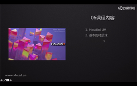 讲解houdini的UV如何处理。