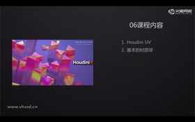 本套课程的最后一节,讲解如何使用houdini的材质球调节出玻璃的效果。