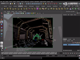 了解设置场景初始灯光制作方法
