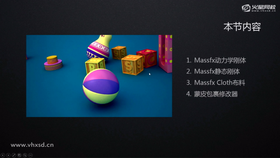 massfx动力学刚体,massfx静态刚体,massfx cloth布料,蒙皮包裹修改器