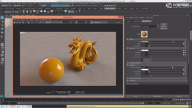 了解mia材质中菲涅尔反射的实现方法,学会使用mia材质模拟菲涅尔反射,学会制作自然界的反射效果