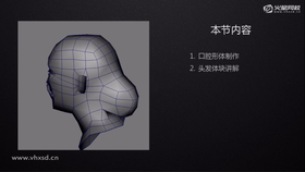 口腔形体制作,头发体块讲解