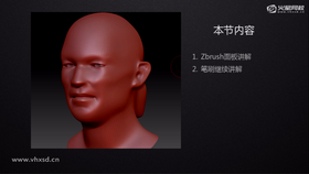 ZB雕刻人物面部细节。