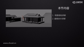 场景结构讲解,建模命令讲解。