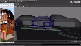 木门结构,场景附件大型制作。