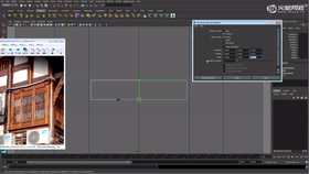 木门结构,场景附件大型制作。