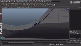 墙体破损制作方法,房檐的继续制作。
