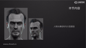 人物头像结构与大型塑造