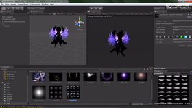 翅膀光效和羽毛制作