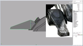 脚尖及前脚掌结构查找及细节处理