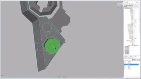 膝关节处膝盖前面板后面板及内侧膝关节结构制作