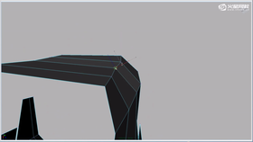 大腿处外壳模型制作及比例调节