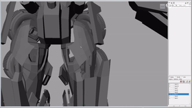 胯关节外部结构查找及细节添加