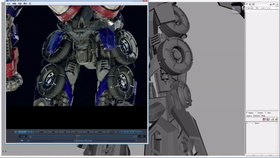 大腿处内部及外部结构制作