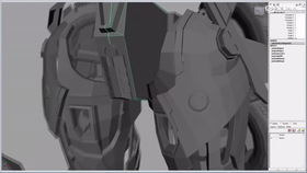 裆部正面结构及内部结构制作