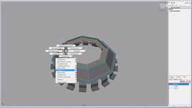 裆部正面结构及内部结构制作