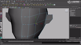1.女性头部结构理解 2.下颌转角的结构处理方式 3.关联调整的技巧 4.模型软硬边基础处理
