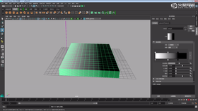 使用nCloth吸引输入网格属性控制布料动态特征
